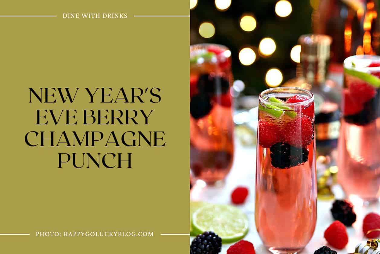 New Year's Eve Berry Champagne Punch