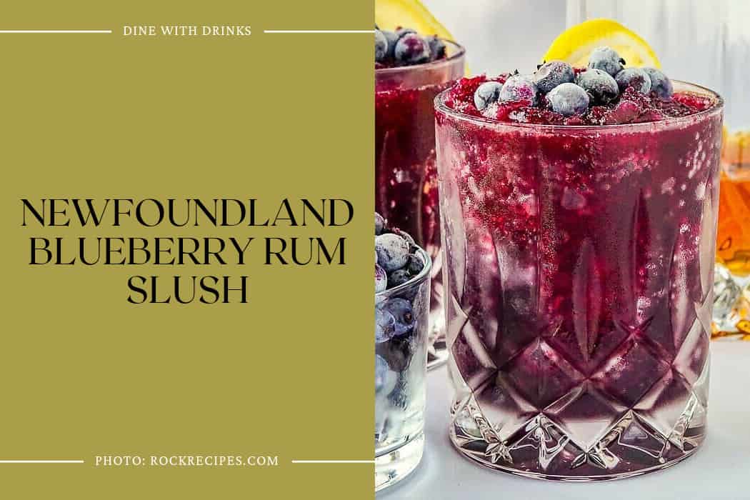 Newfoundland Blueberry Rum Slush