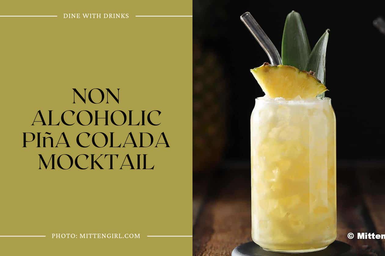 Non Alcoholic Piña Colada Mocktail