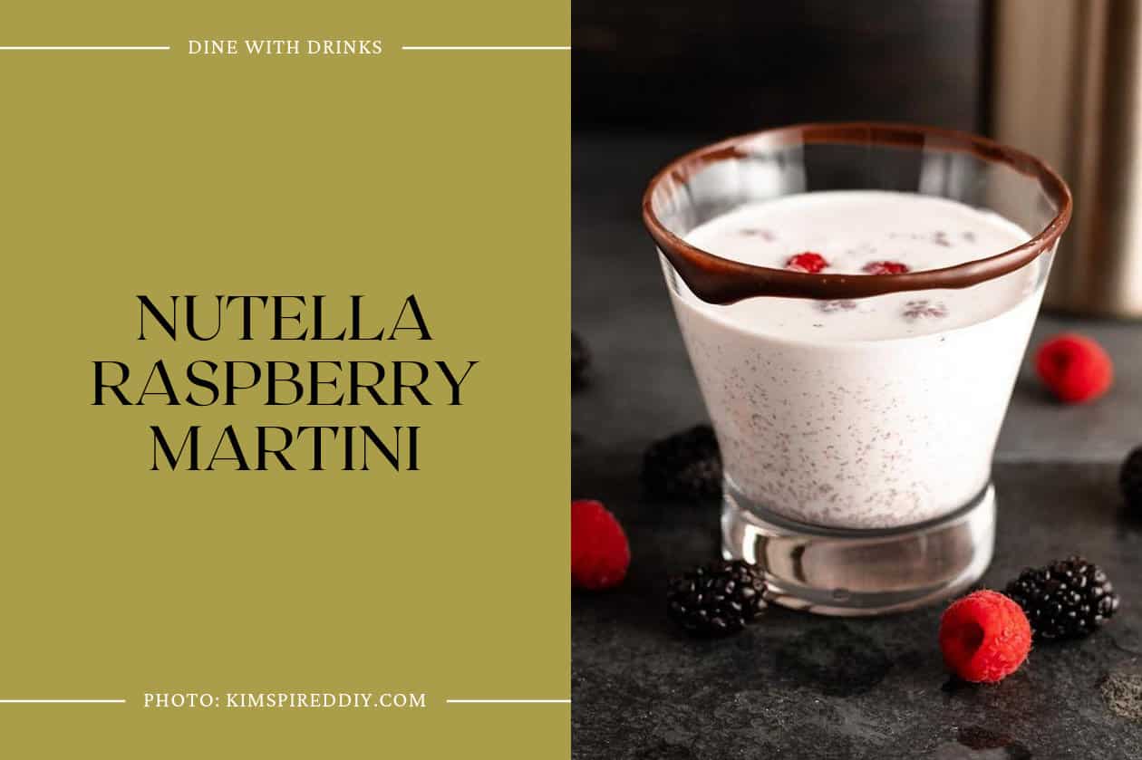 Nutella Raspberry Martini