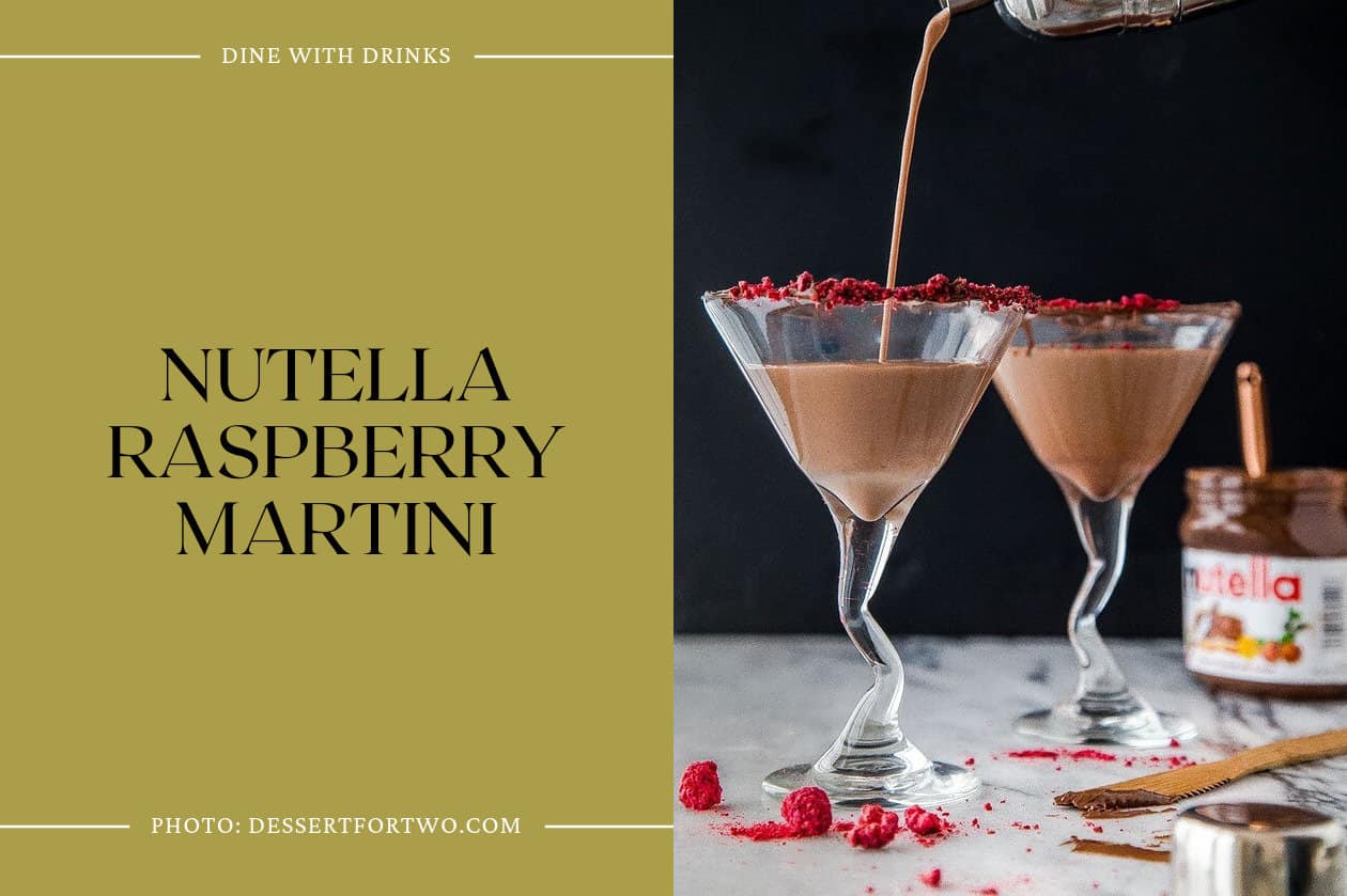 Nutella Raspberry Martini
