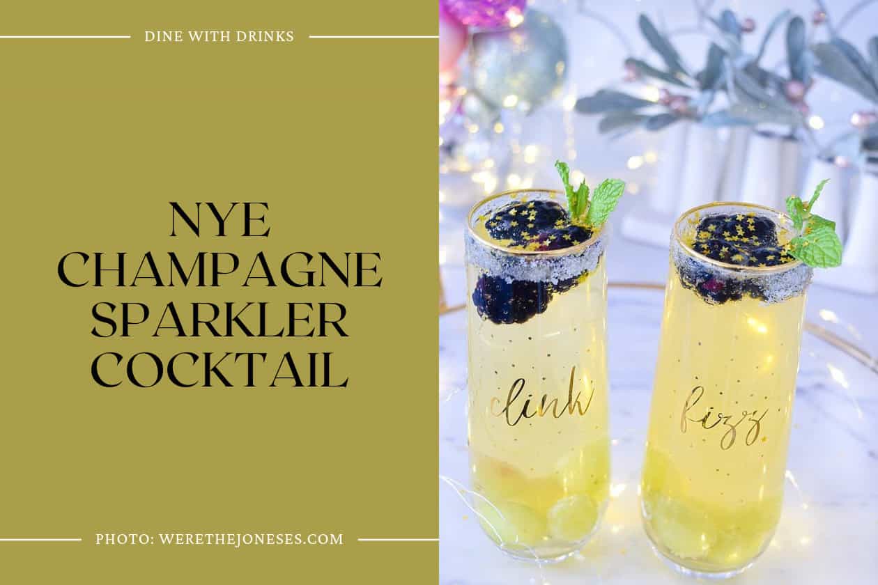 Nye Champagne Sparkler Cocktail