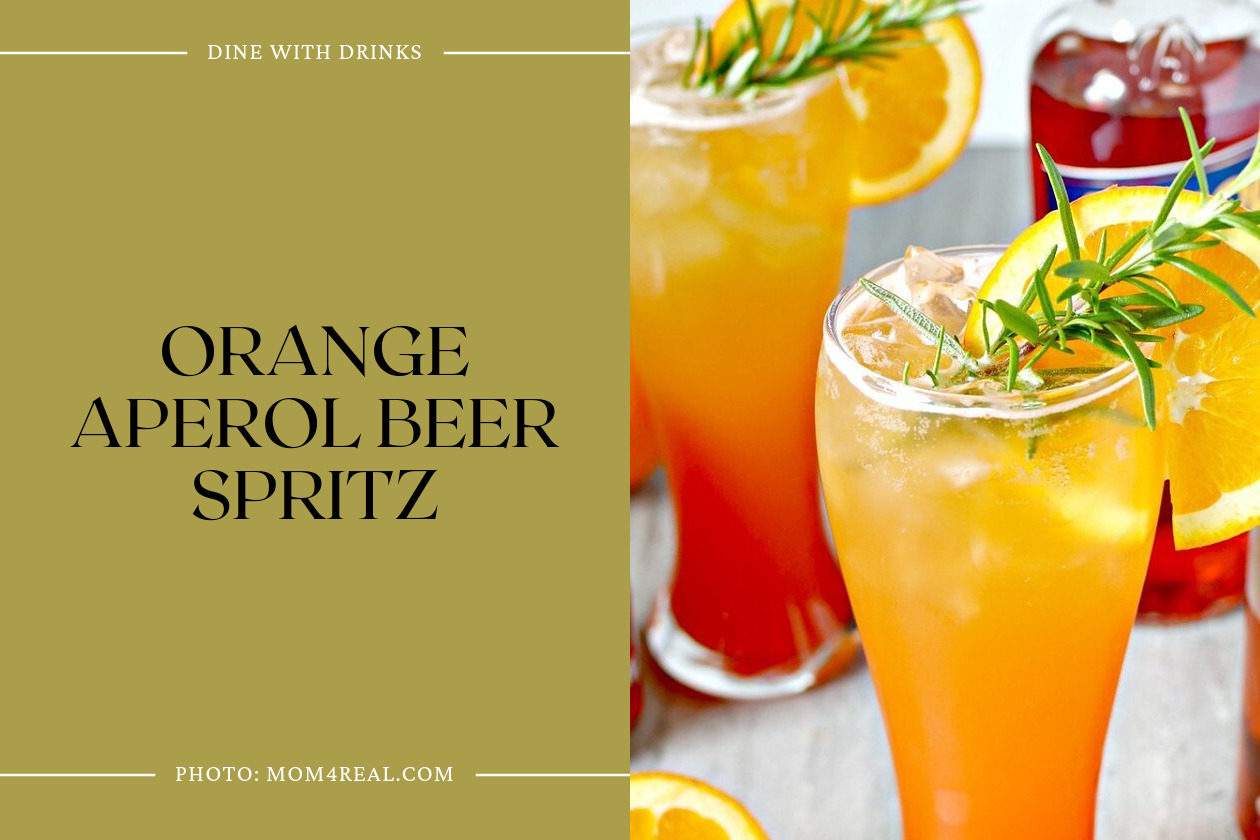Orange Aperol Beer Spritz