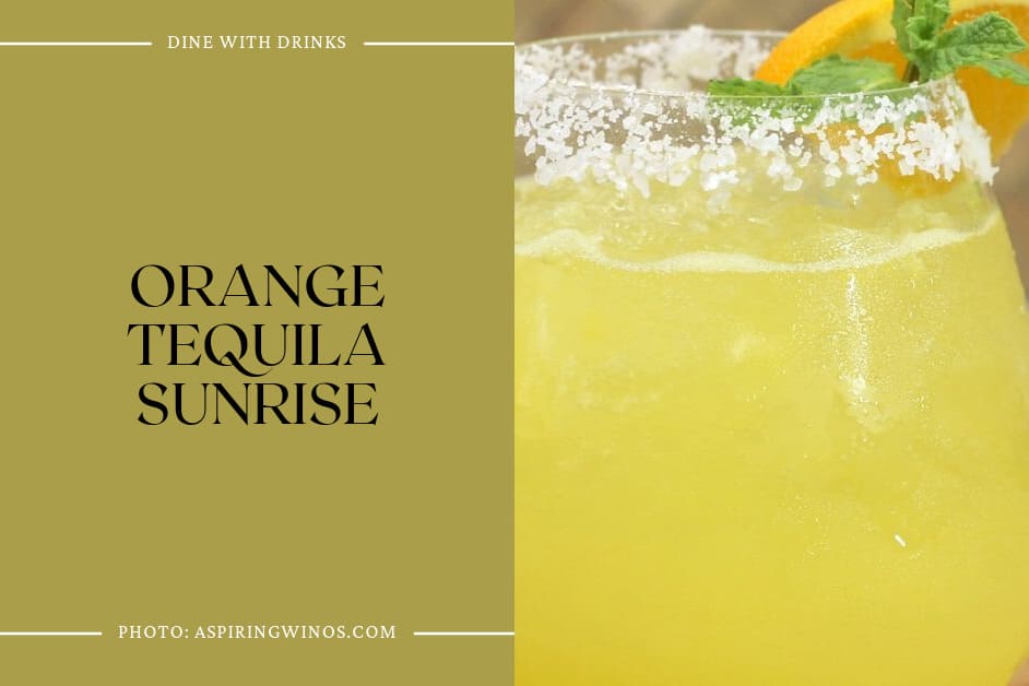 Orange Tequila Sunrise