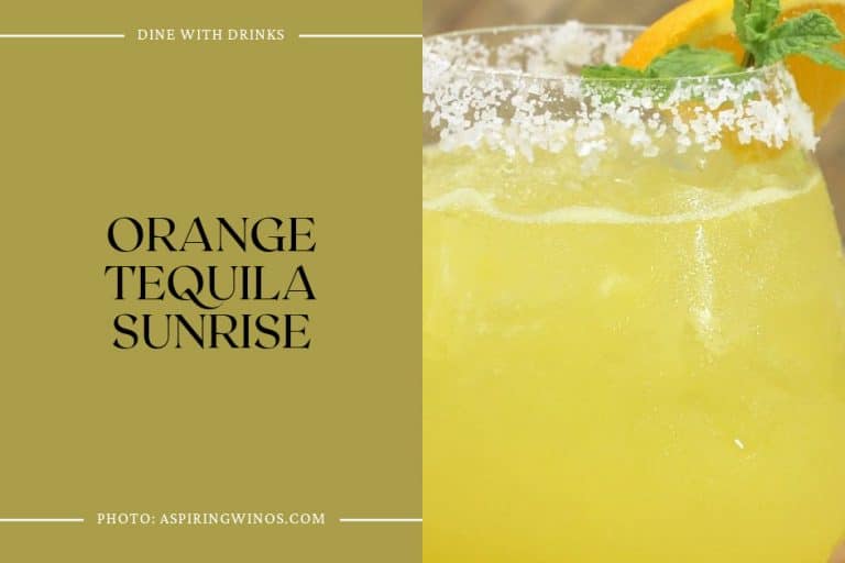 23 Tequila Orange Juice Cocktails To Turn Up The Fun DineWithDrinks Orange Tequila Sunrise 768x512
