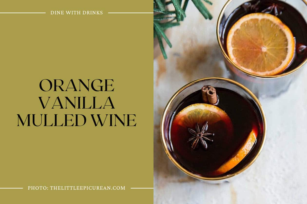 Orange Vanilla Mulled Wine