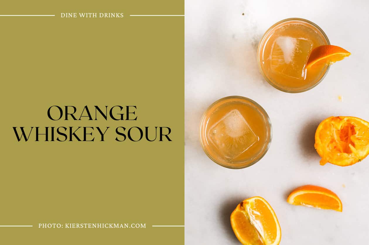 Orange Whiskey Sour