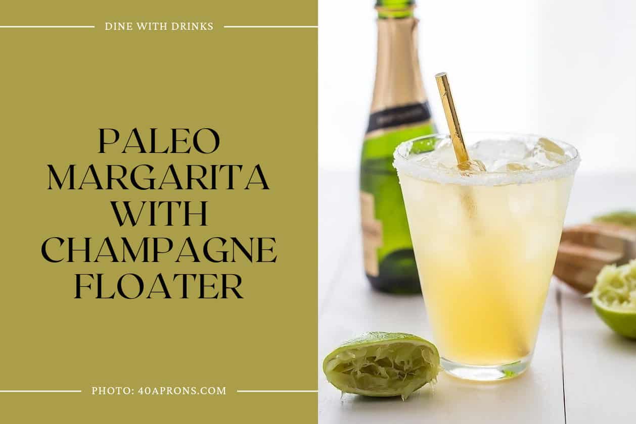 Paleo Margarita With Champagne Floater
