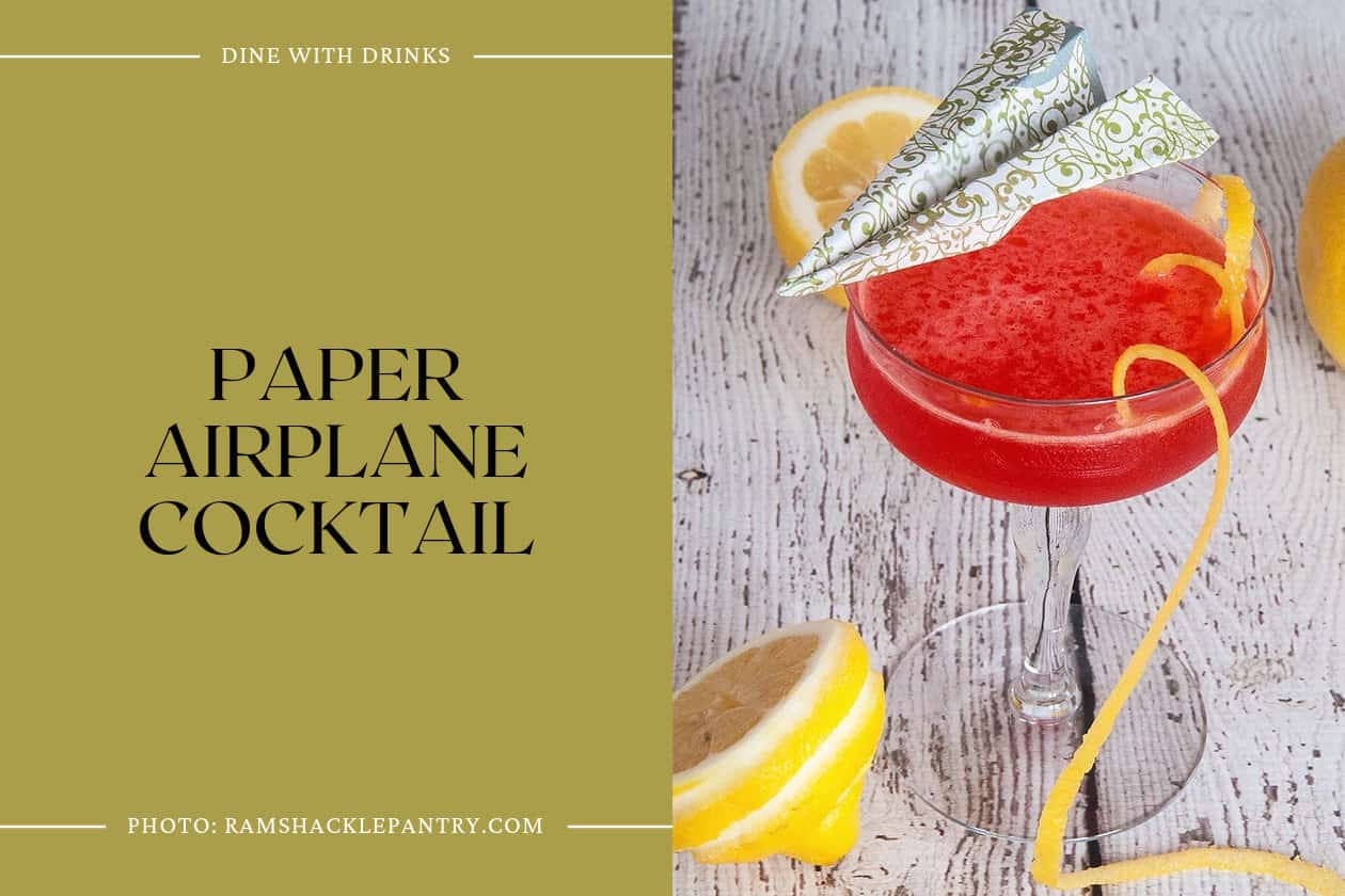 Paper Airplane Cocktail