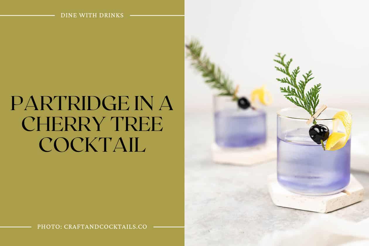 Partridge In A Cherry Tree Cocktail