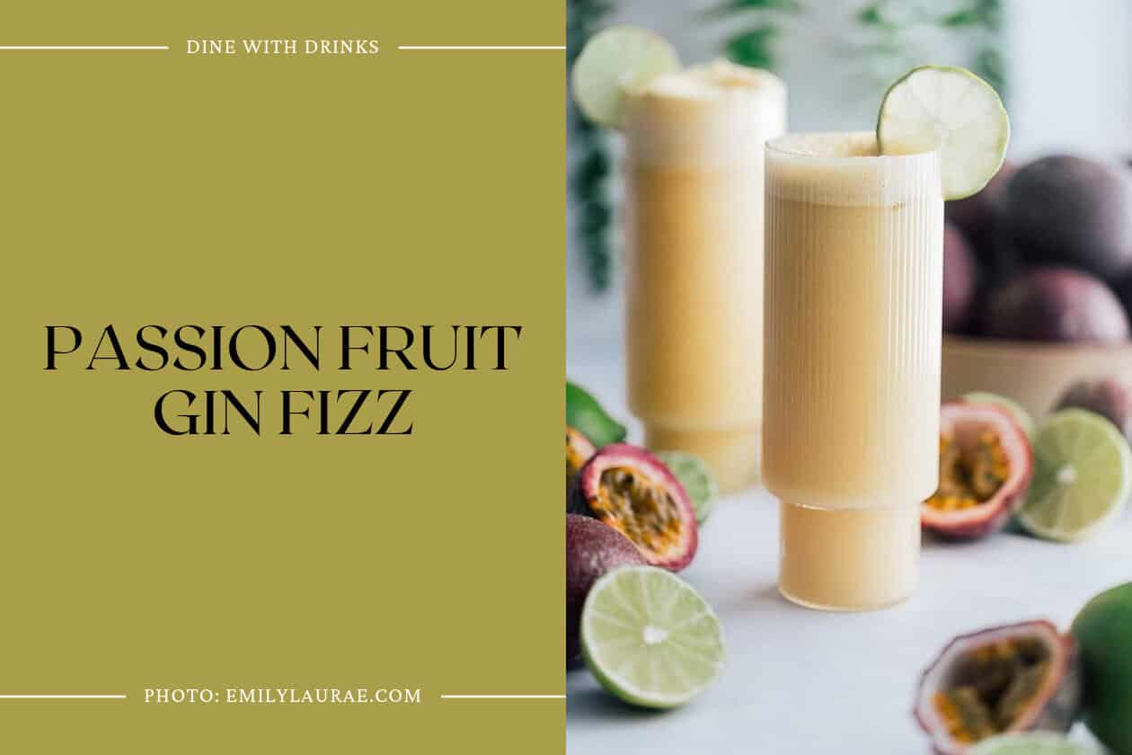 Passion Fruit Gin Fizz
