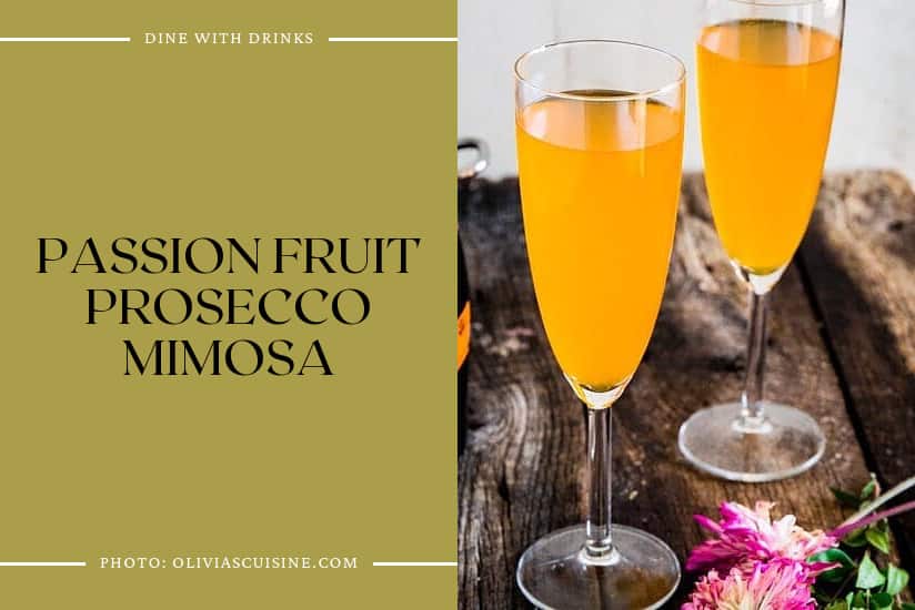 Passion Fruit Prosecco Mimosa