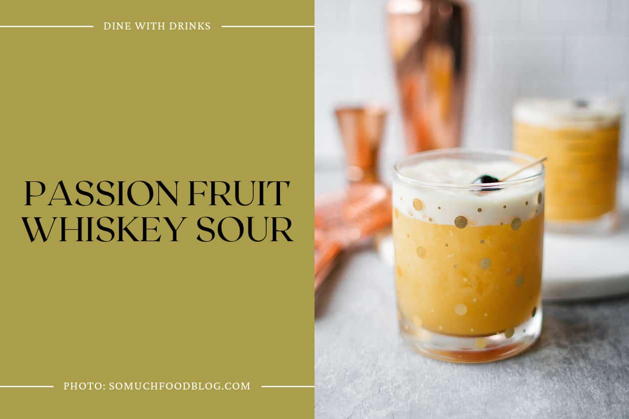 Passion Fruit Whiskey Sour