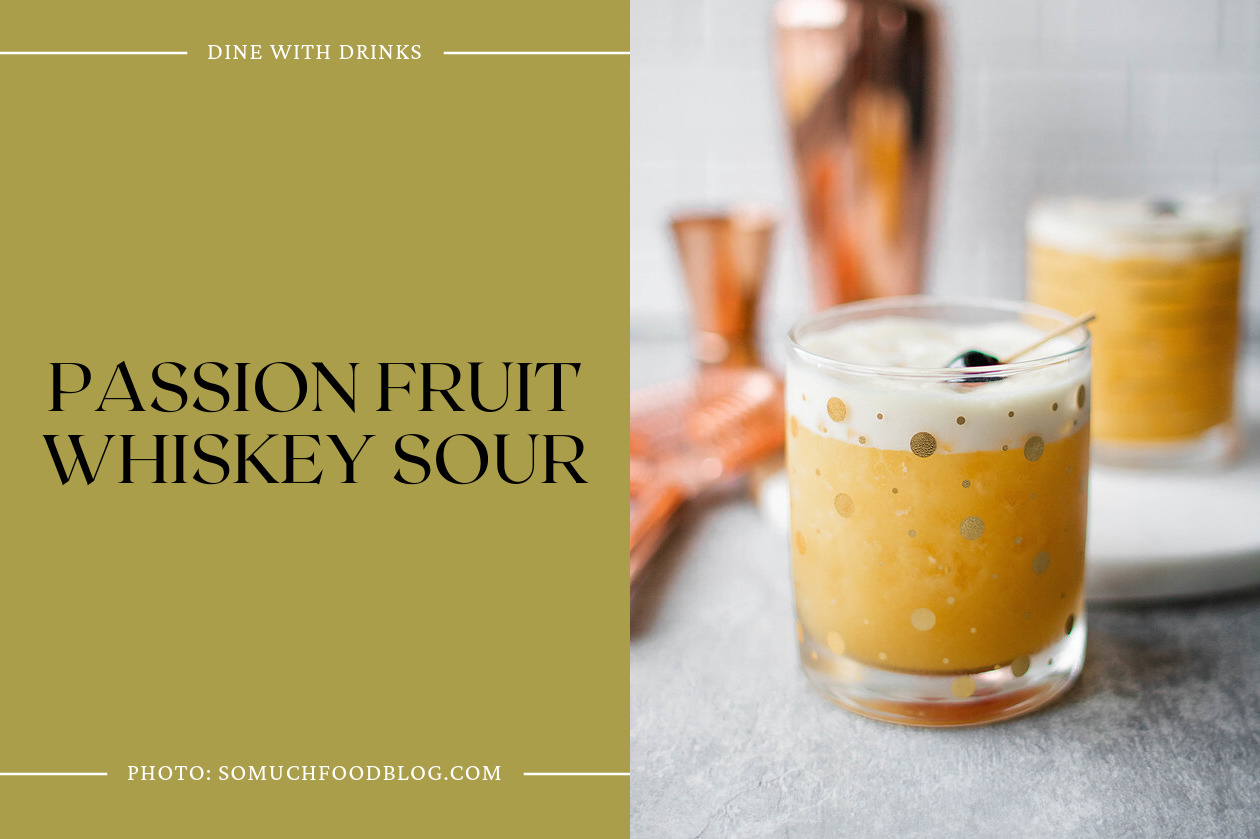 Passion Fruit Whiskey Sour