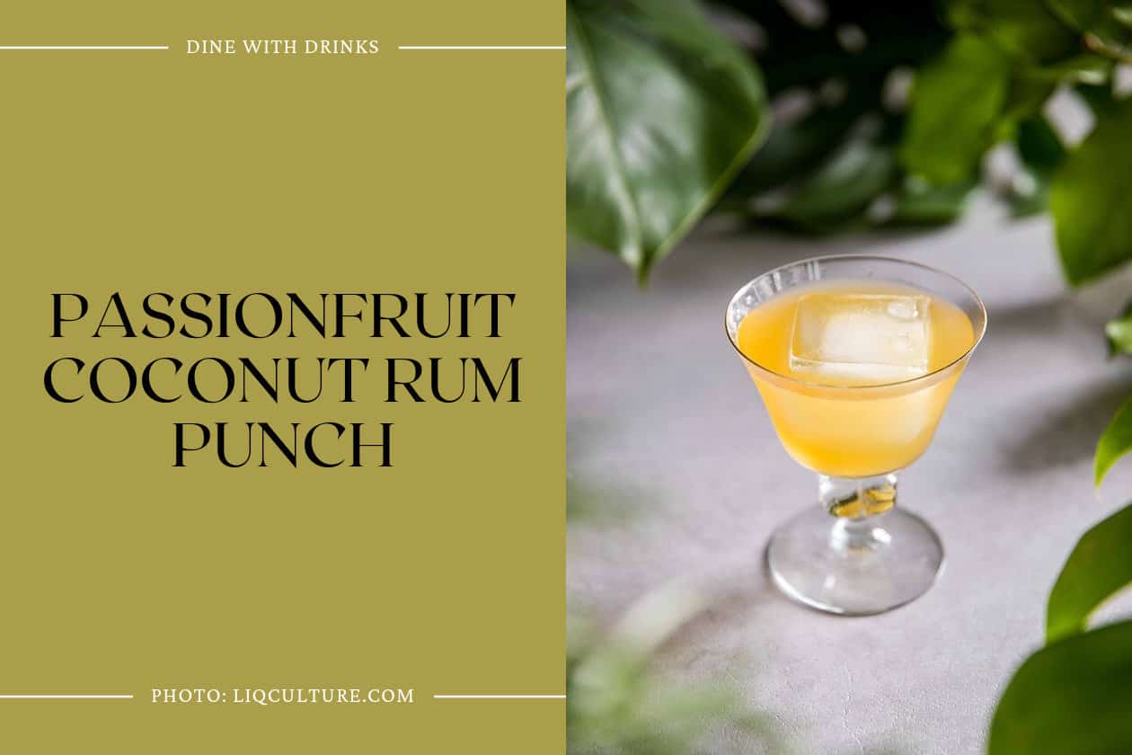 Passionfruit Coconut Rum Punch