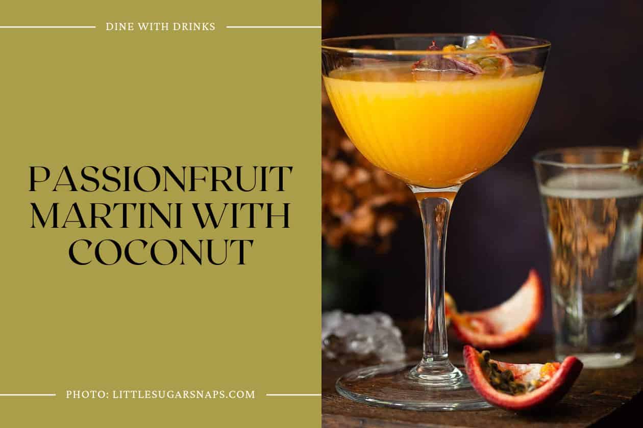 Passionfruit Martini With Coconut