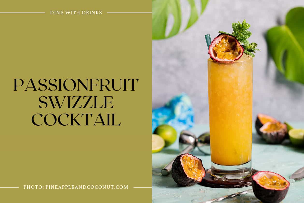 Passionfruit Swizzle Cocktail