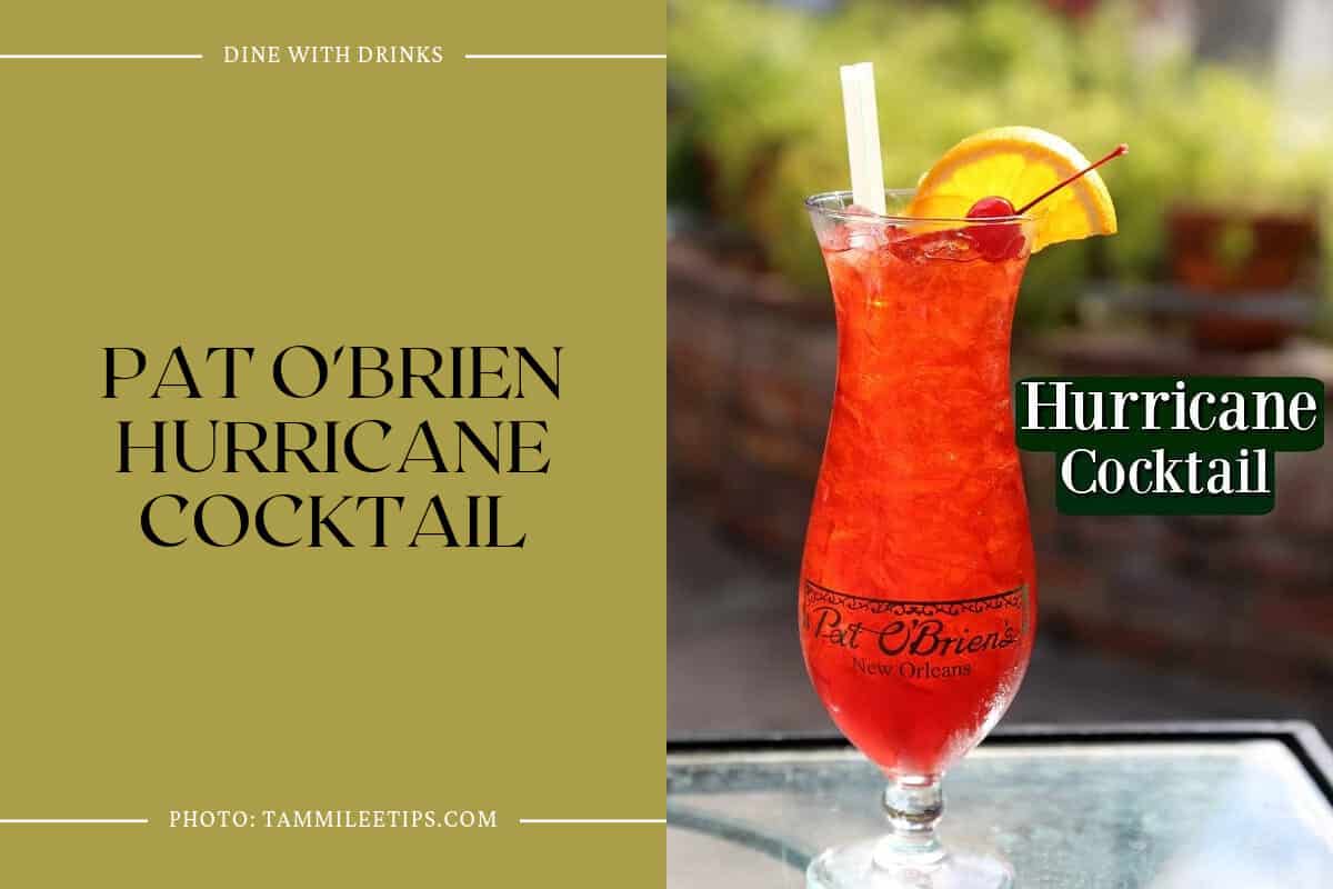 Pat O'brien Hurricane Cocktail