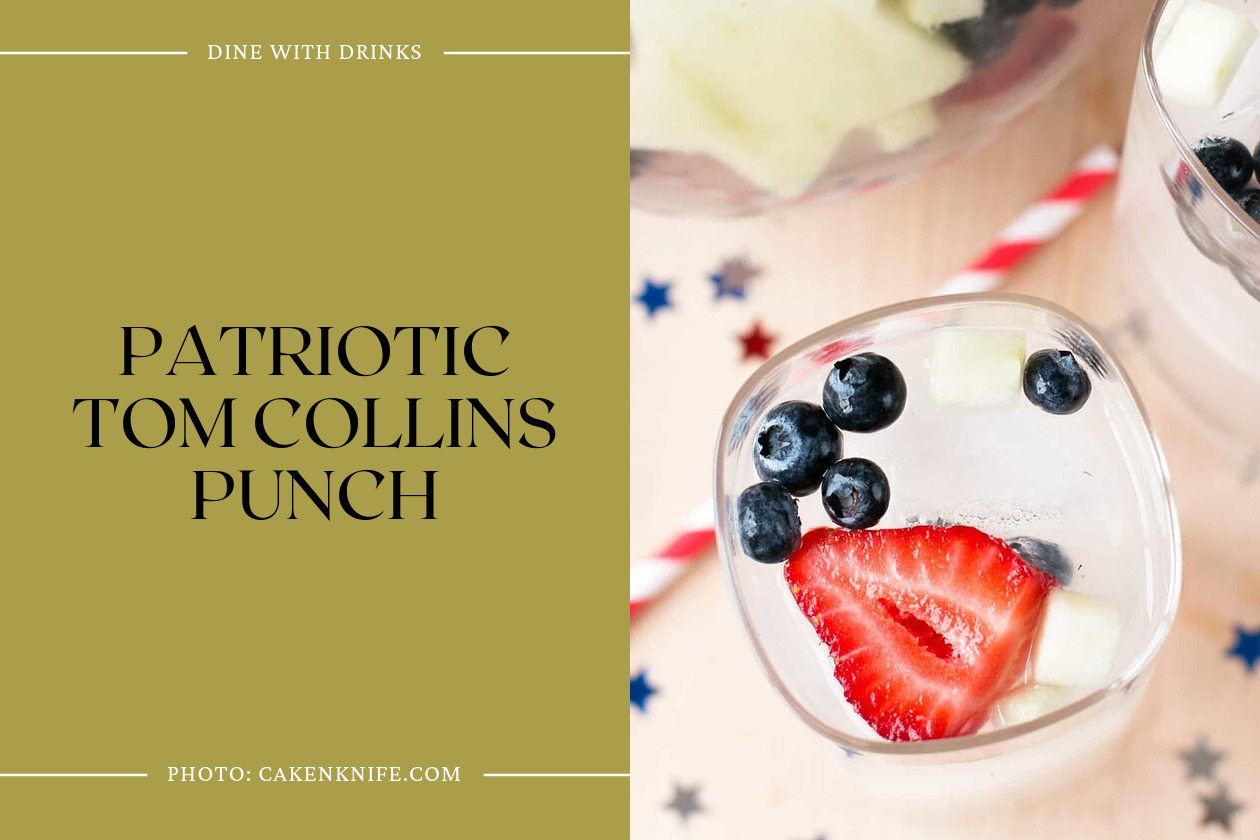 Patriotic Tom Collins Punch
