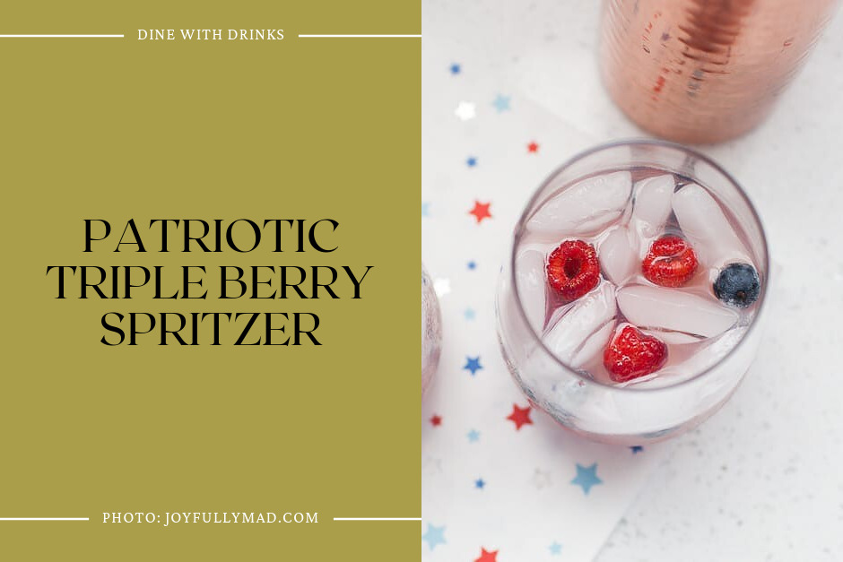 Patriotic Triple Berry Spritzer