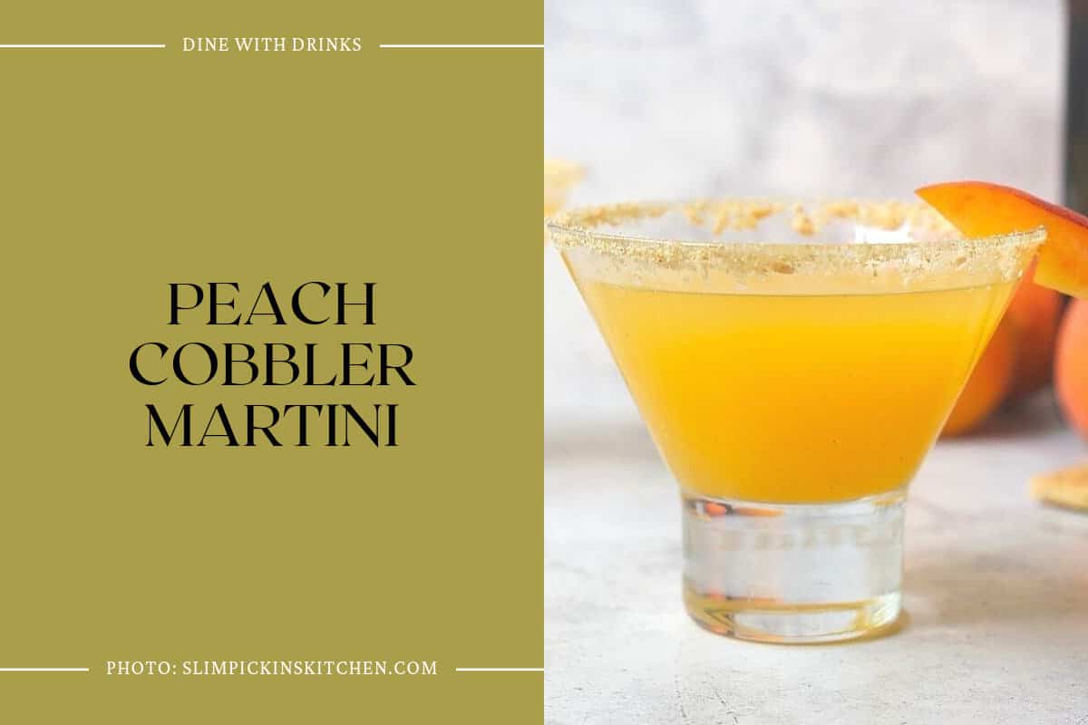 Peach Cobbler Martini