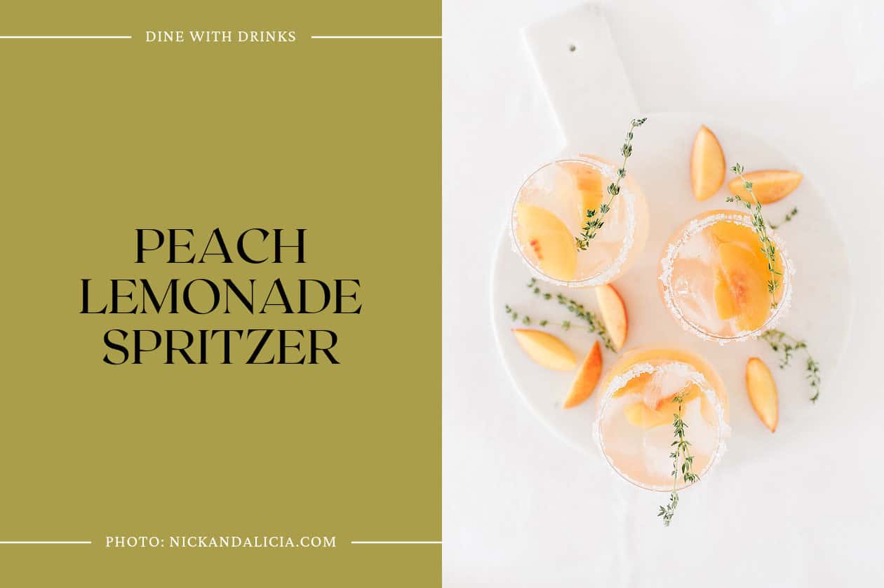 Peach Lemonade Spritzer