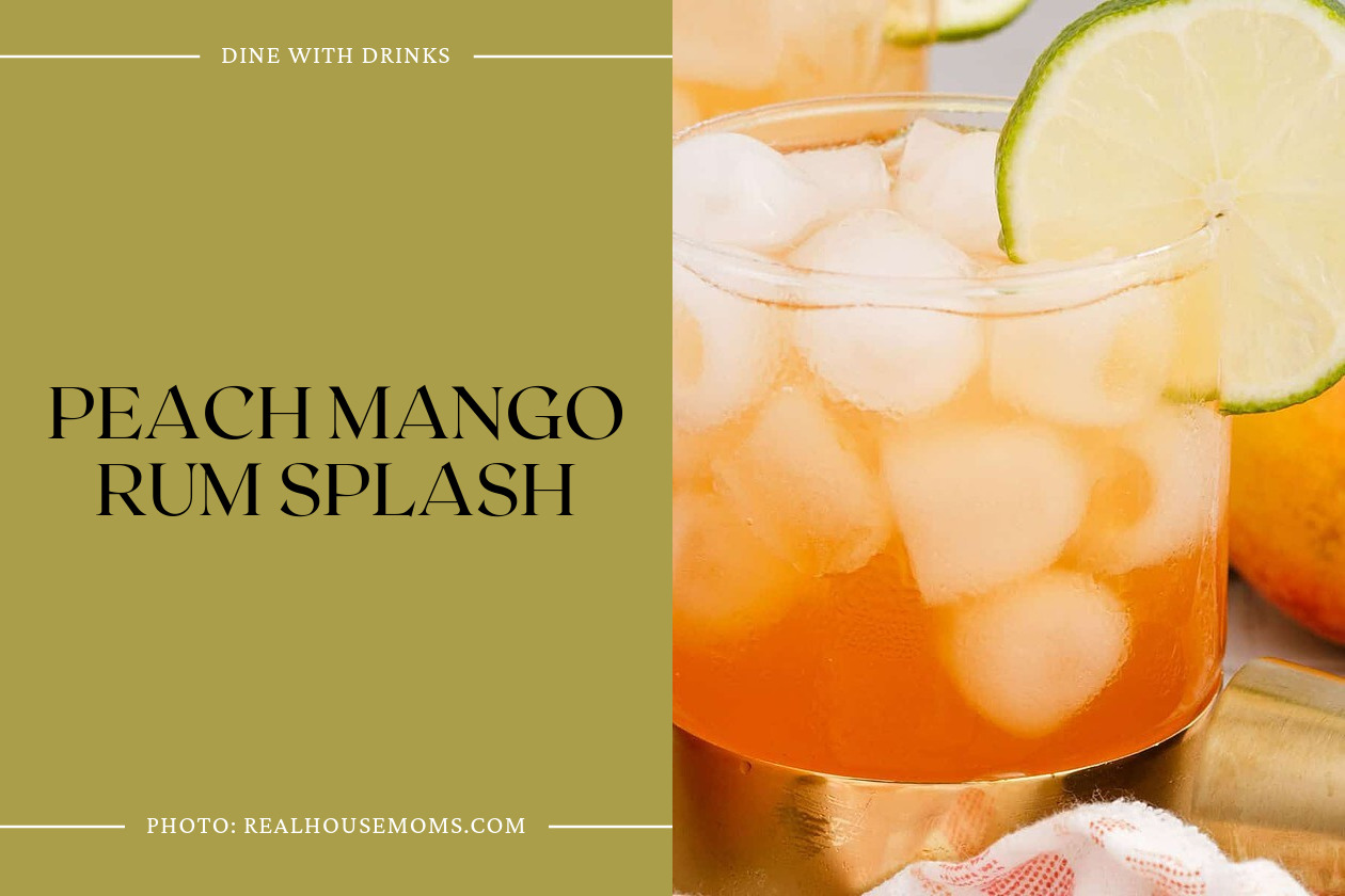 Peach Mango Rum Splash