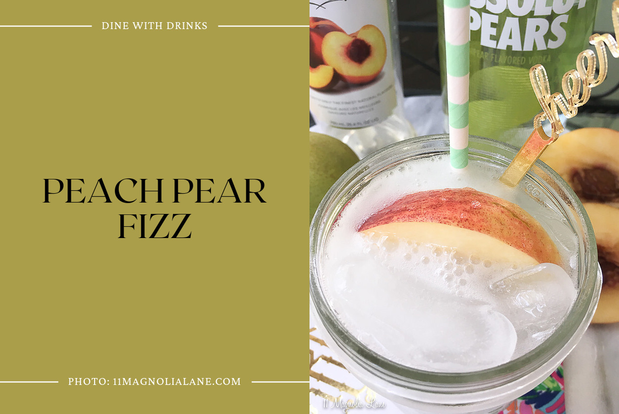 Peach Pear Fizz