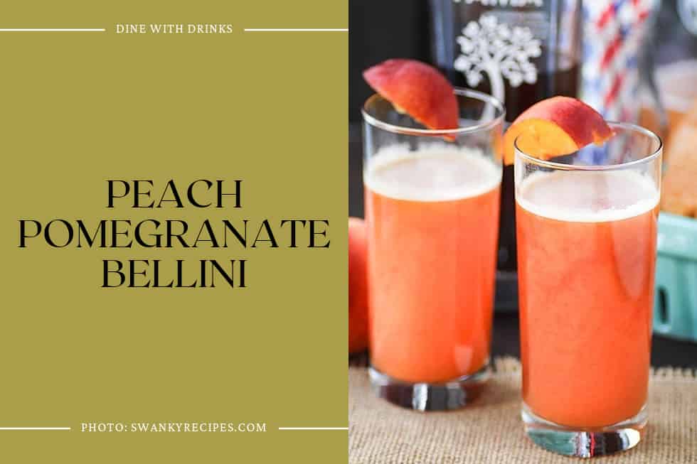 Peach Pomegranate Bellini