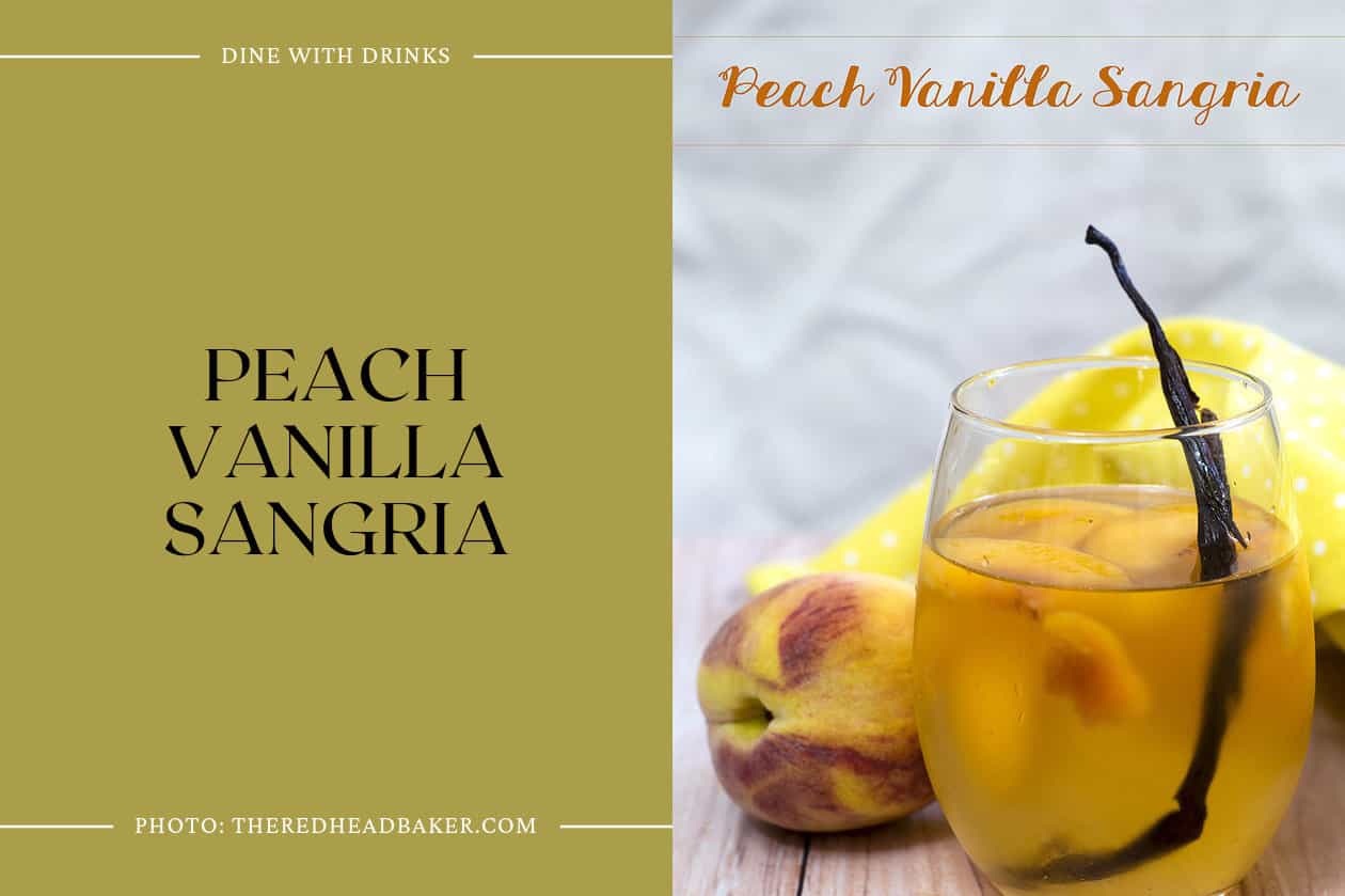 Peach Vanilla Sangria