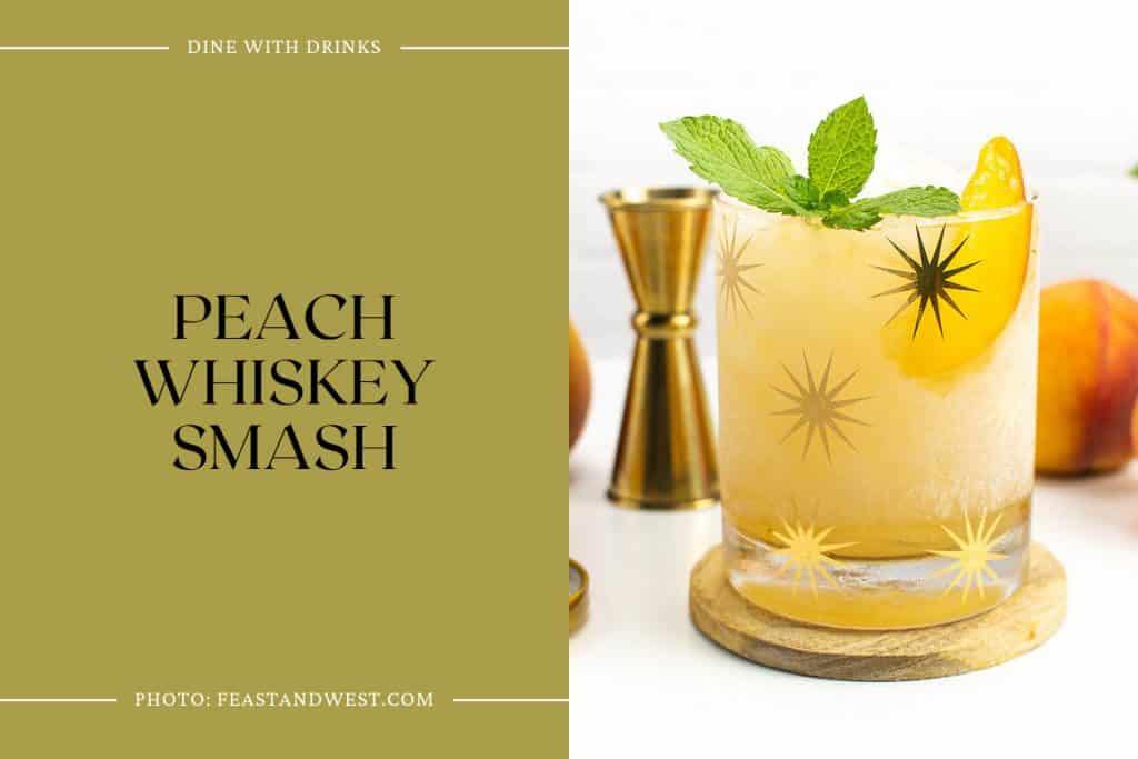 26 Peach Whiskey Cocktails to Shake Up Your Summer! DineWithDrinks