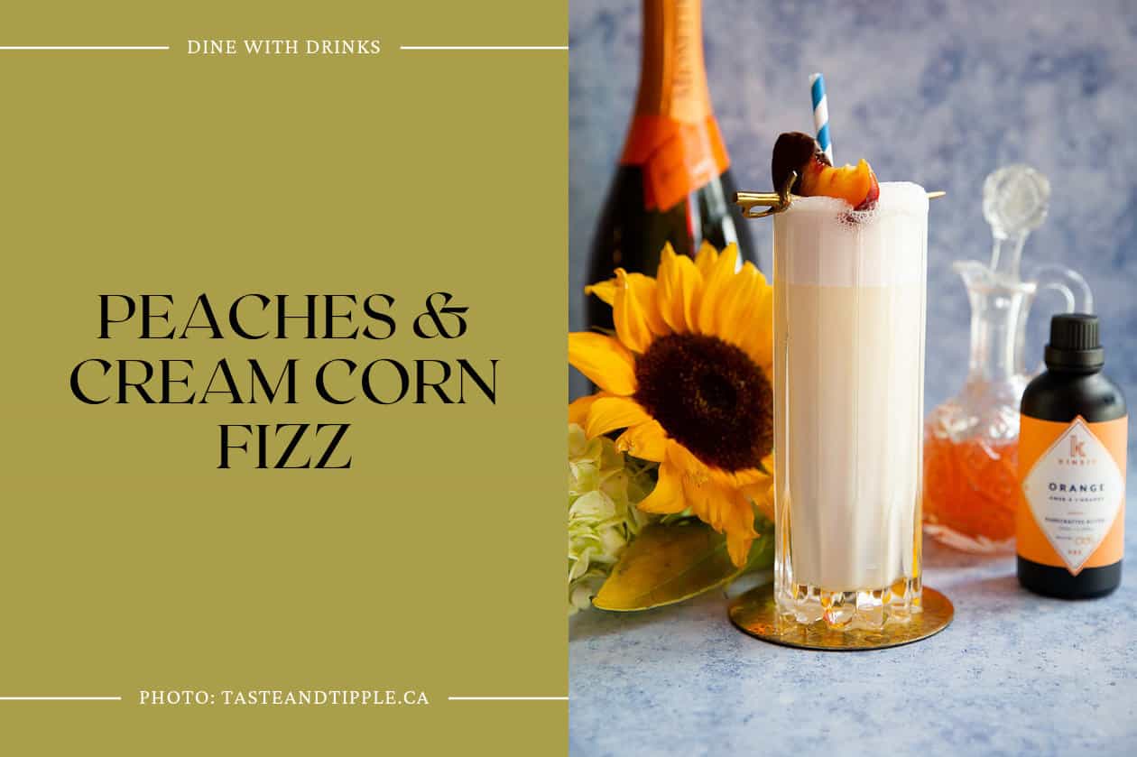 Peaches & Cream Corn Fizz