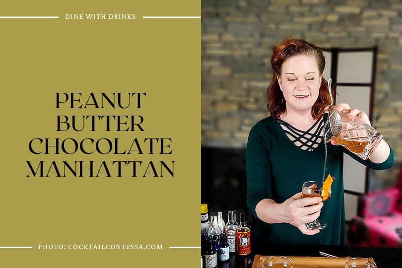 Peanut Butter Chocolate Manhattan