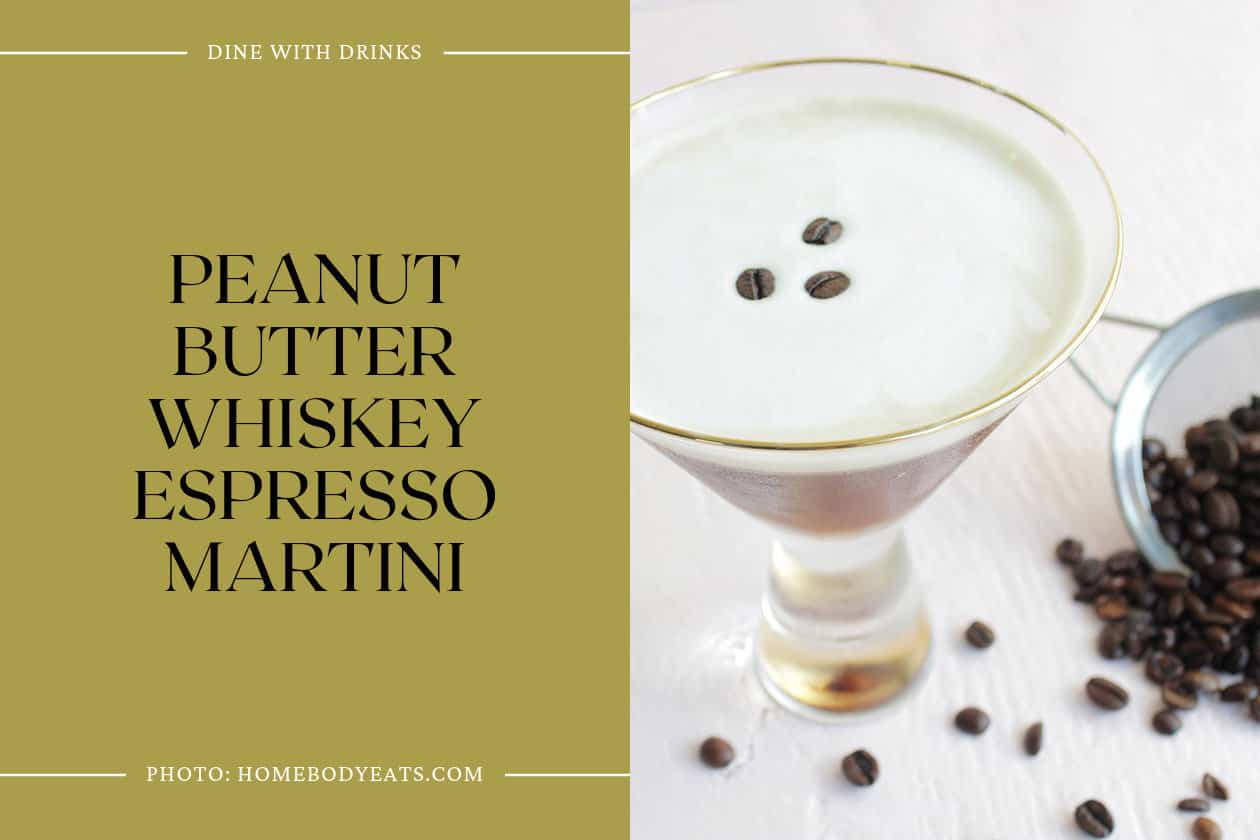 Peanut Butter Whiskey Espresso Martini