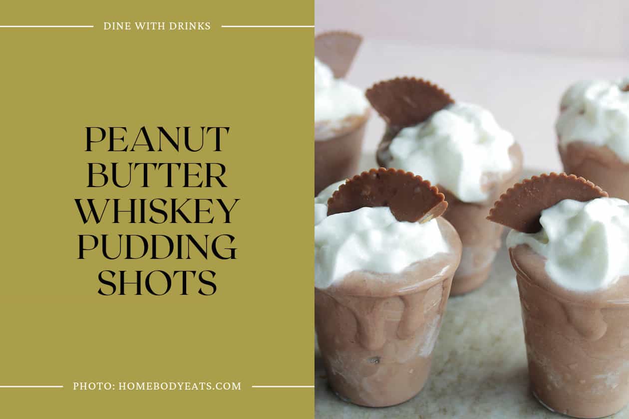 Peanut Butter Whiskey Pudding Shots