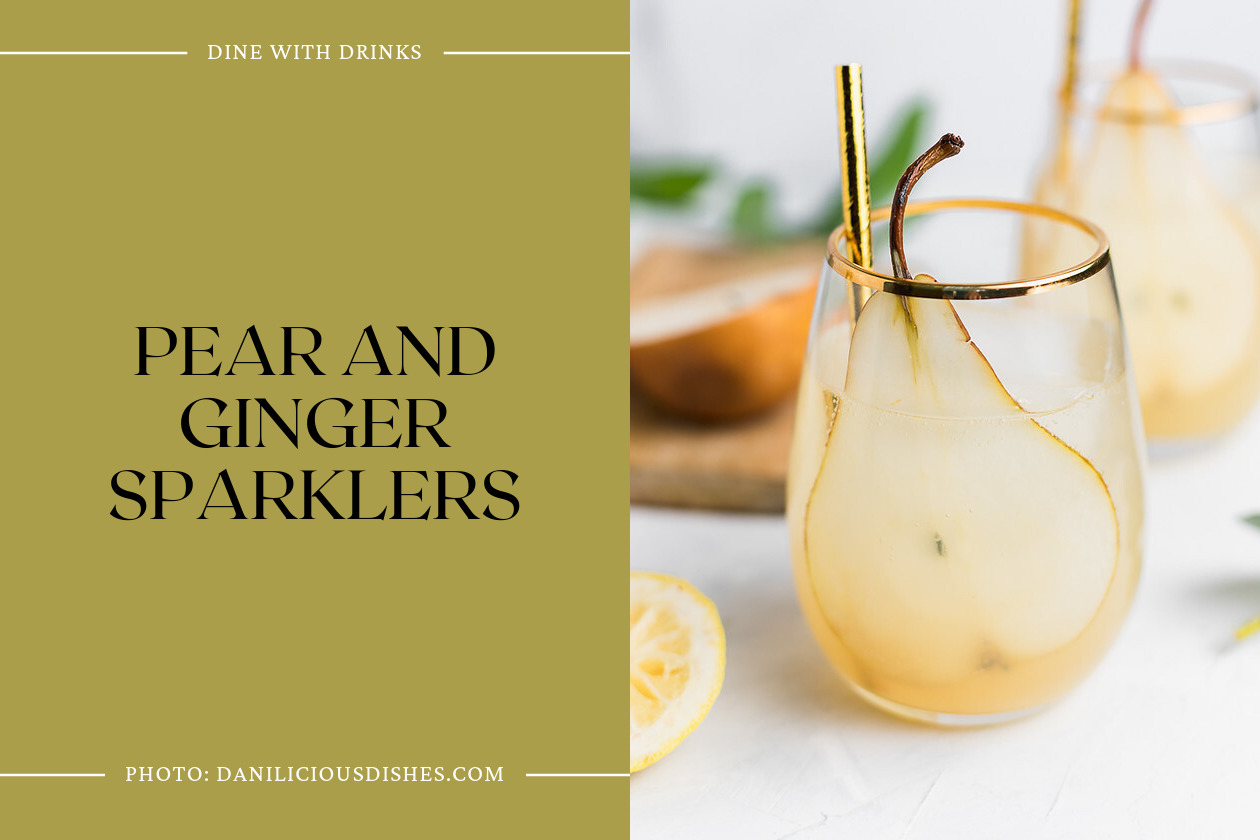 Pear And Ginger Sparklers