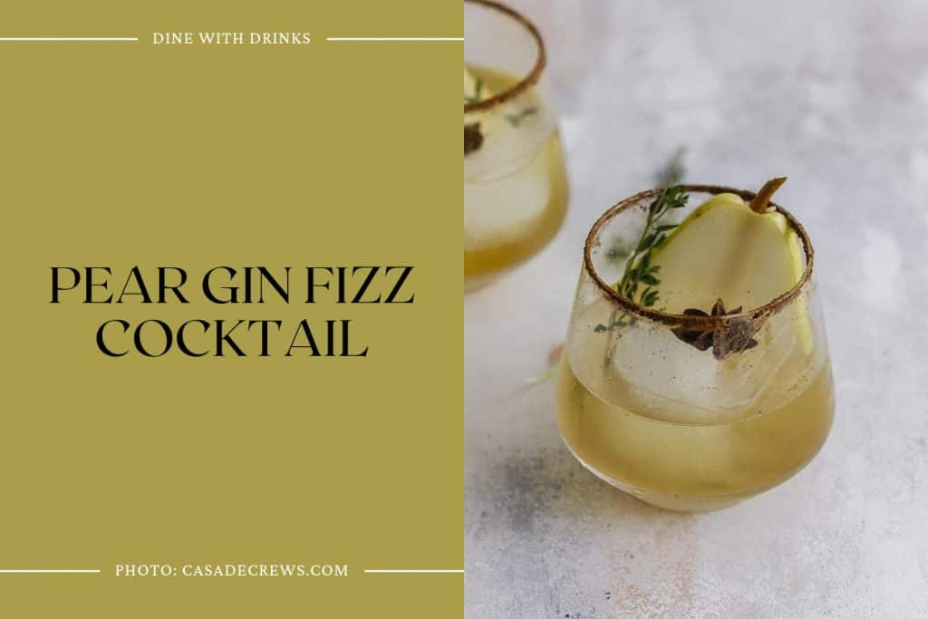 34 Pear Cocktails to Shake Up Your Tastebuds! DineWithDrinks