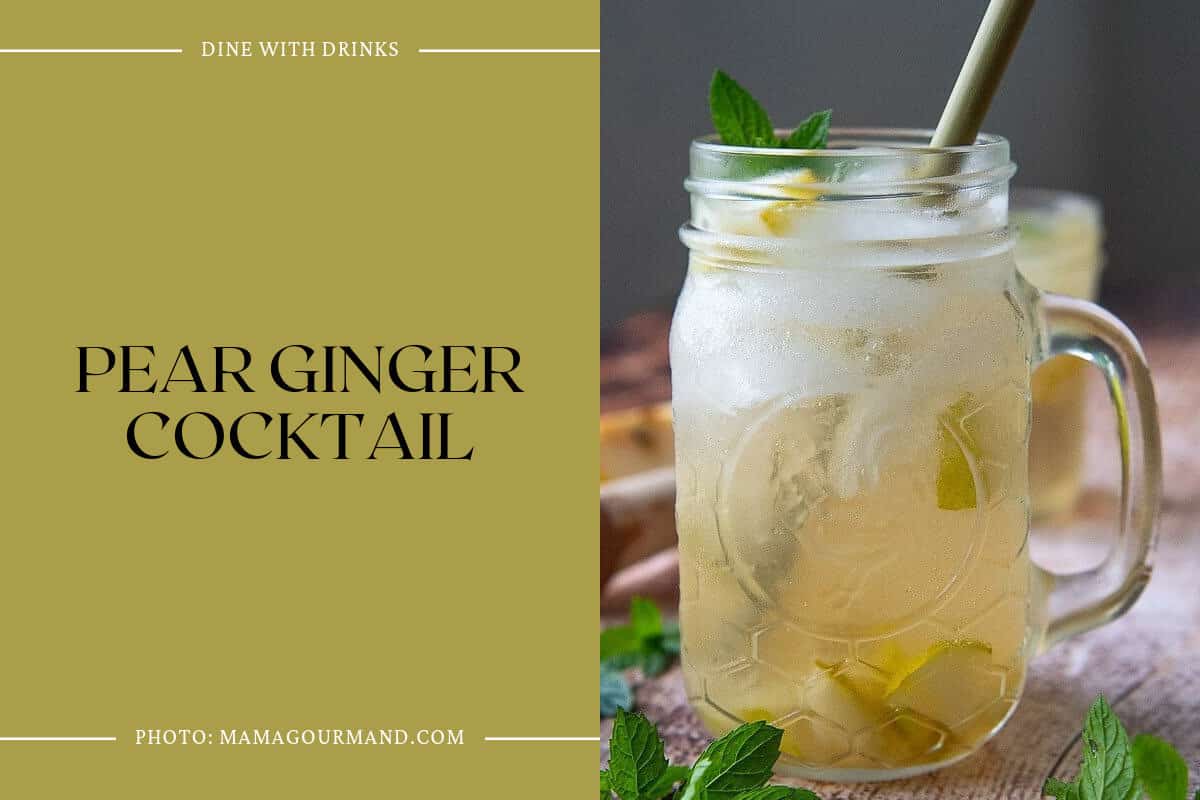 Pear Ginger Cocktail