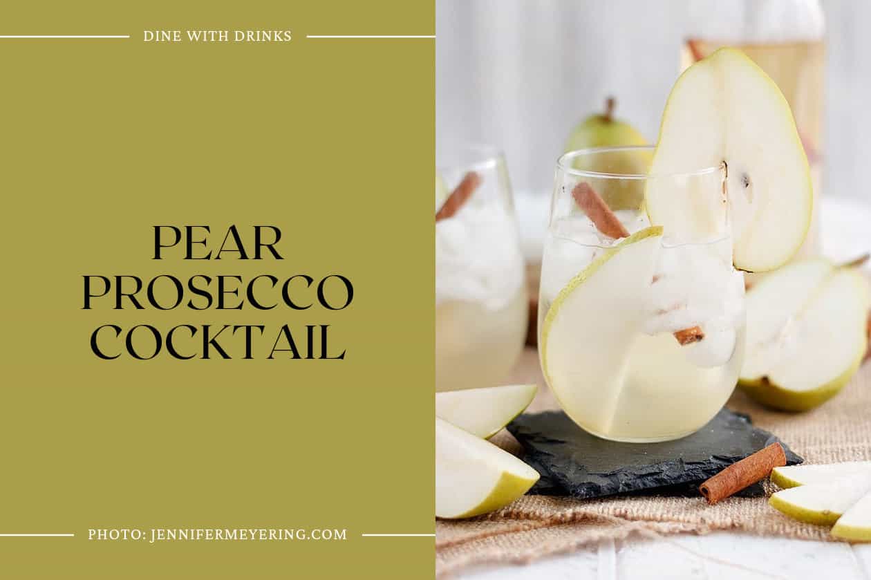 Pear Prosecco Cocktail