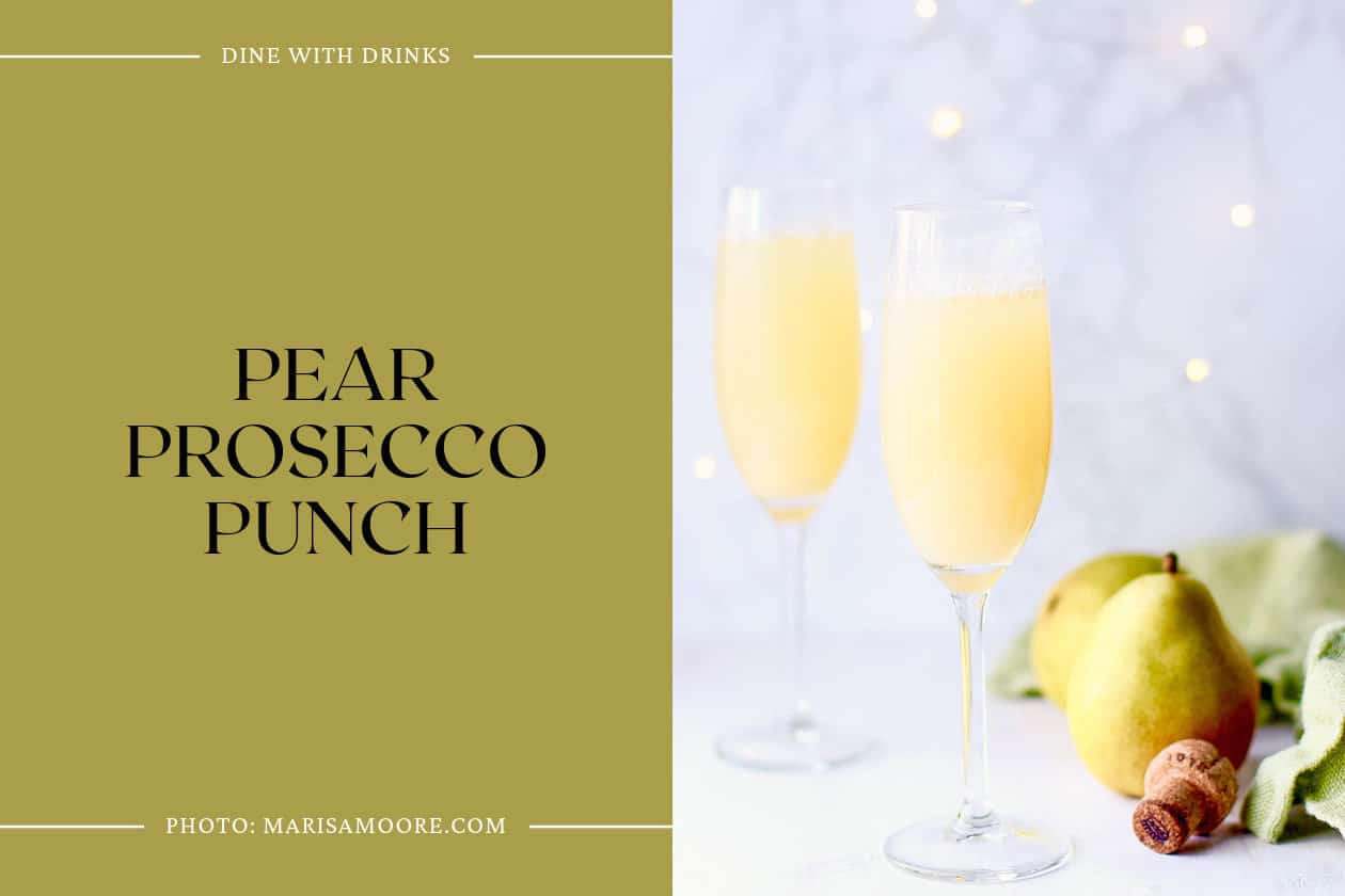Pear Prosecco Punch