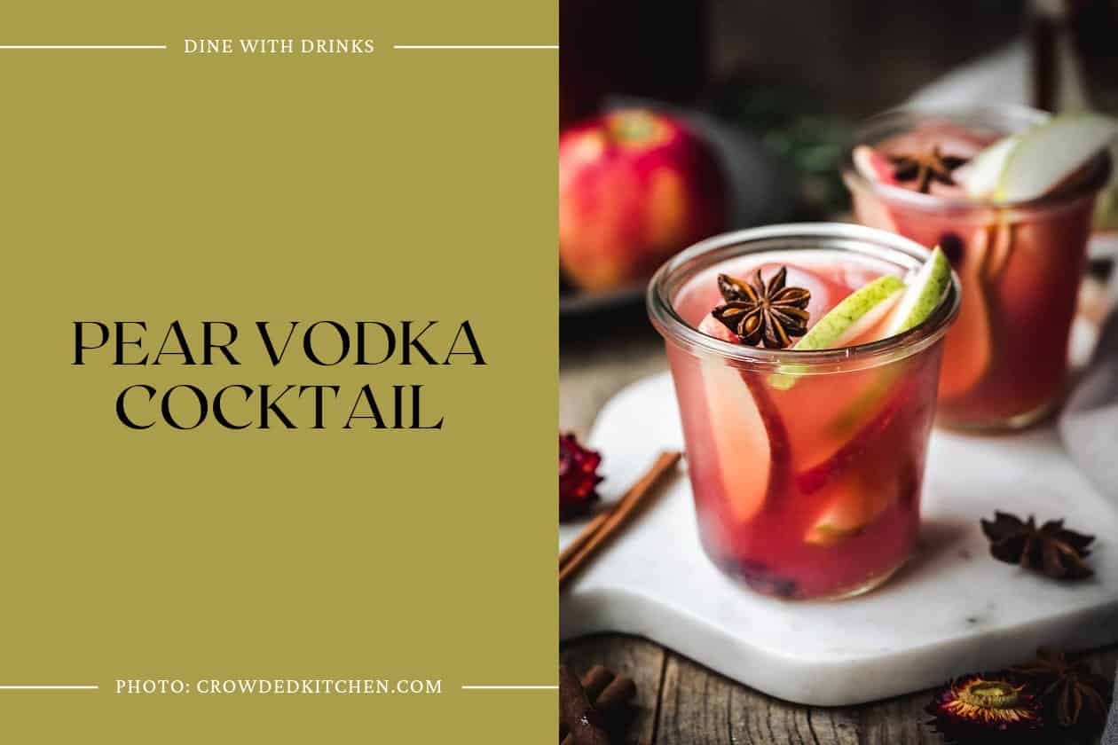 Pear Vodka Cocktail