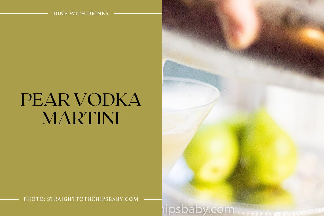 Pear Vodka Martini