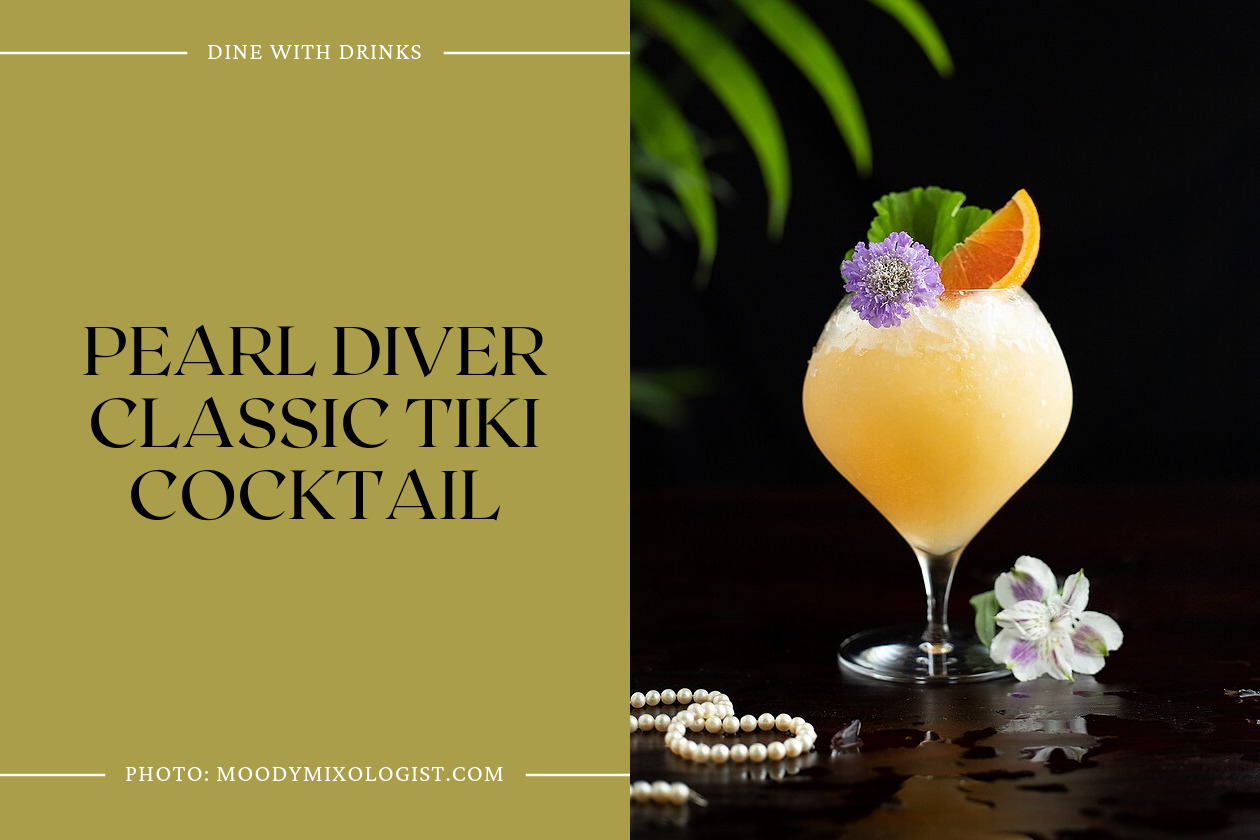 Pearl Diver Classic Tiki Cocktail