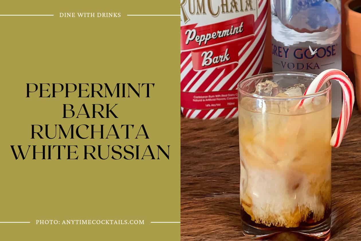 Peppermint Bark Rumchata White Russian