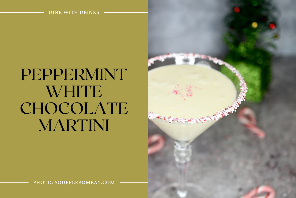 Peppermint White Chocolate Martini
