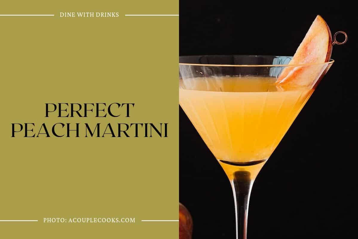Perfect Peach Martini