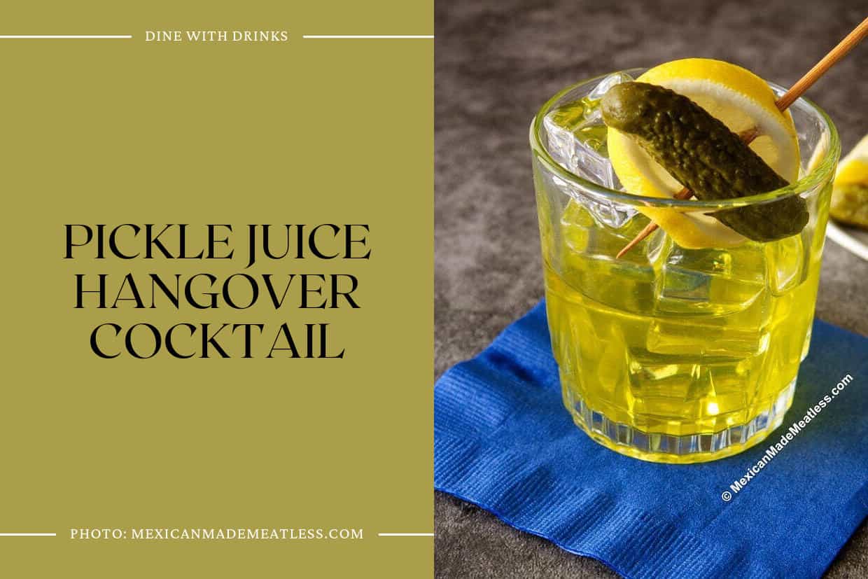 Pickle Juice Hangover Cocktail