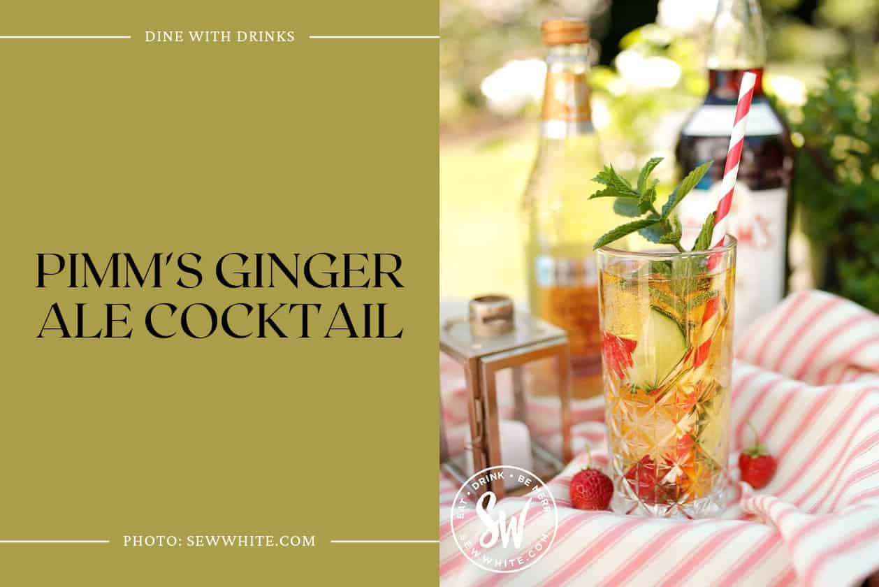 Pimm's Ginger Ale Cocktail