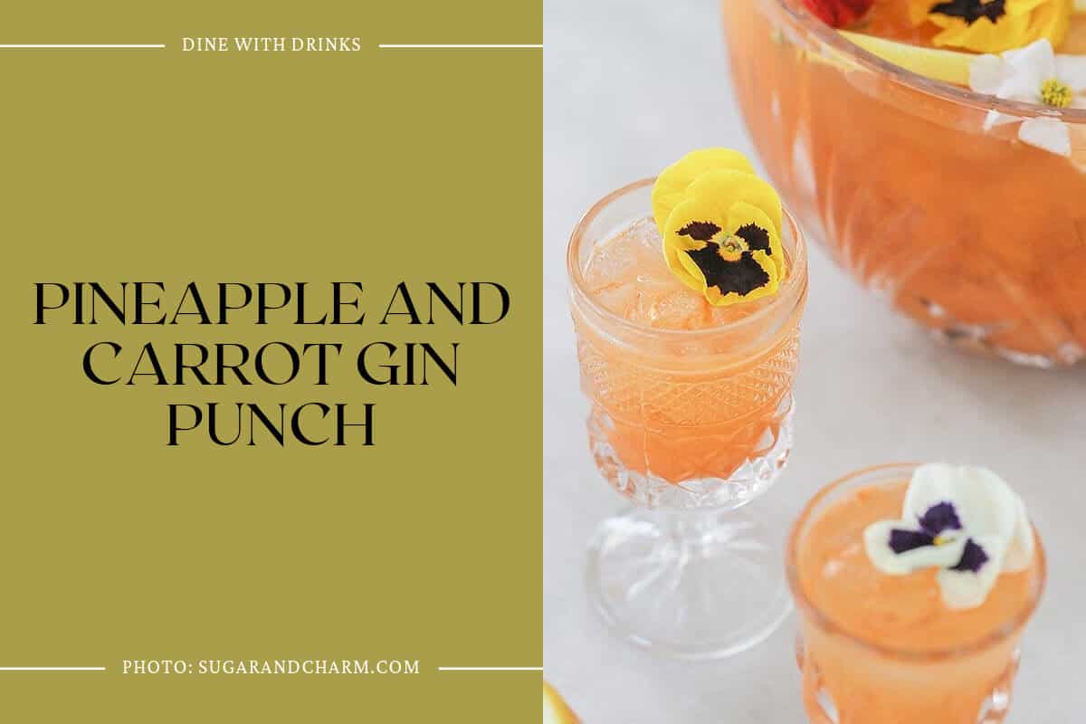 Pineapple And Carrot Gin Punch