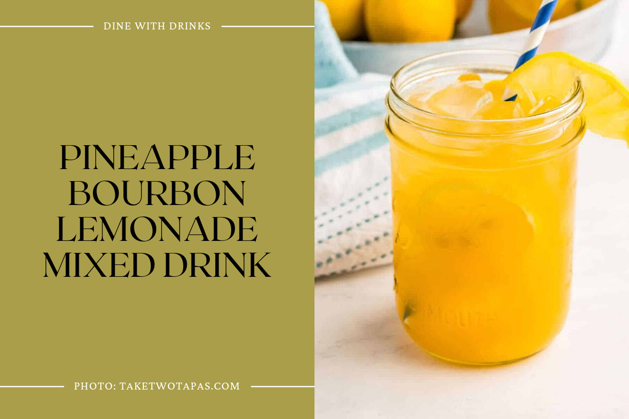 Pineapple Bourbon Lemonade Mixed Drink